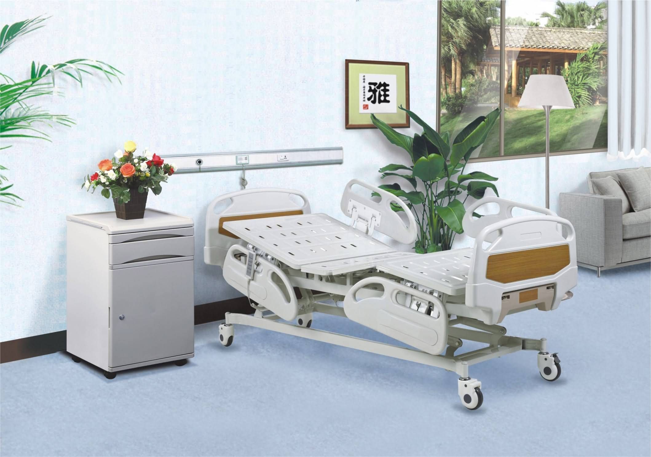 医用电动病床的基本功用